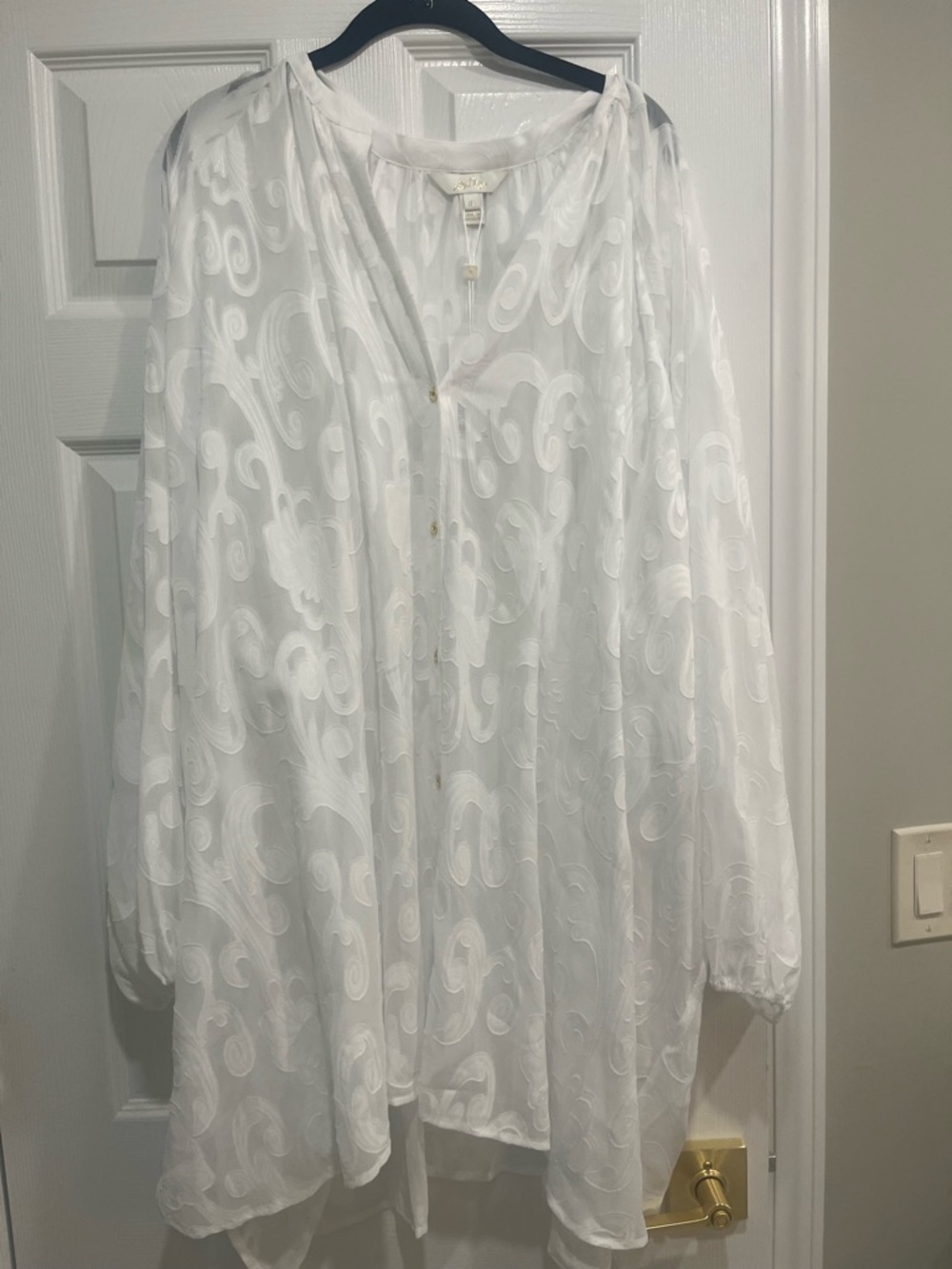 Lilly Pulitzer White beach coverup